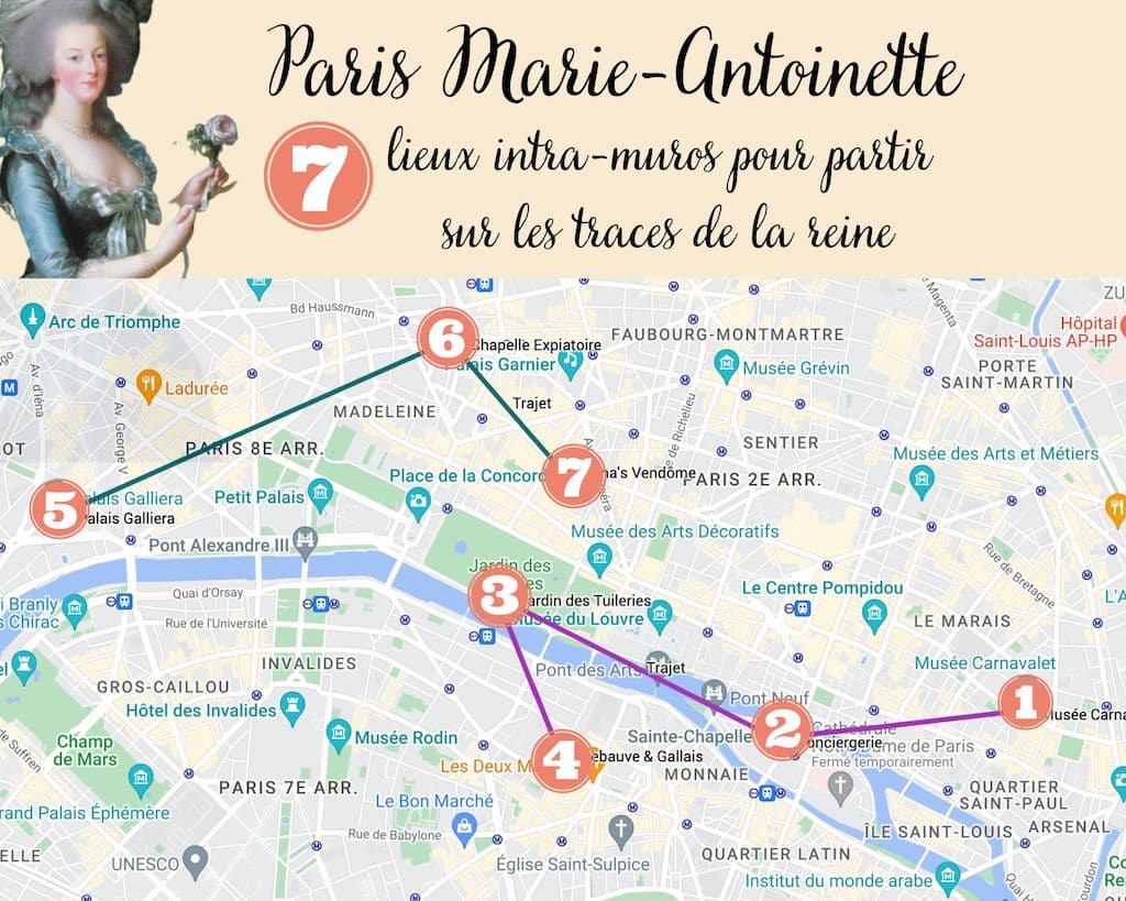 You are currently viewing Paris Marie-Antoinette : 7 lieux intra-muros pour partir sur les traces de la reine