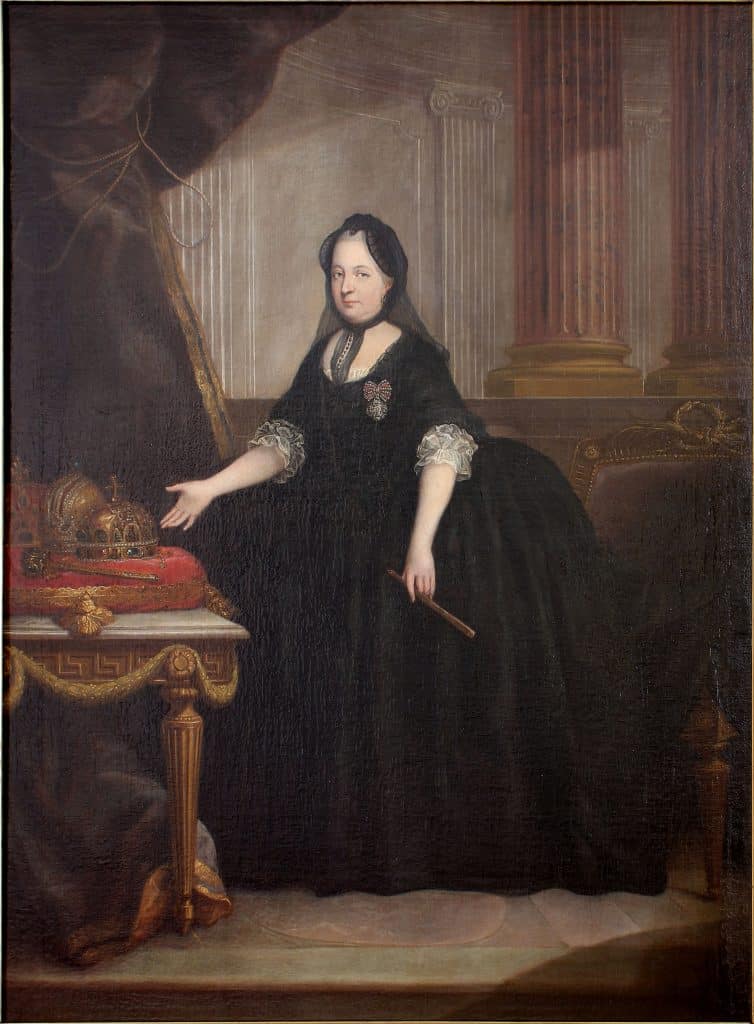 Marie-Thérèse d'Autriche en vêtement de deuil, 1772