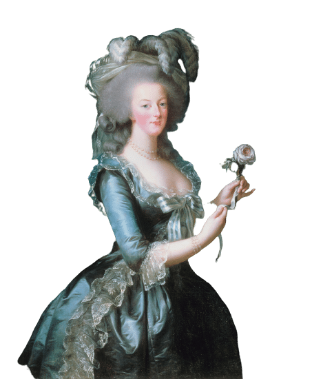 Marie-Antoinette à la rose par Élisabeth Vigée-Lebrun
