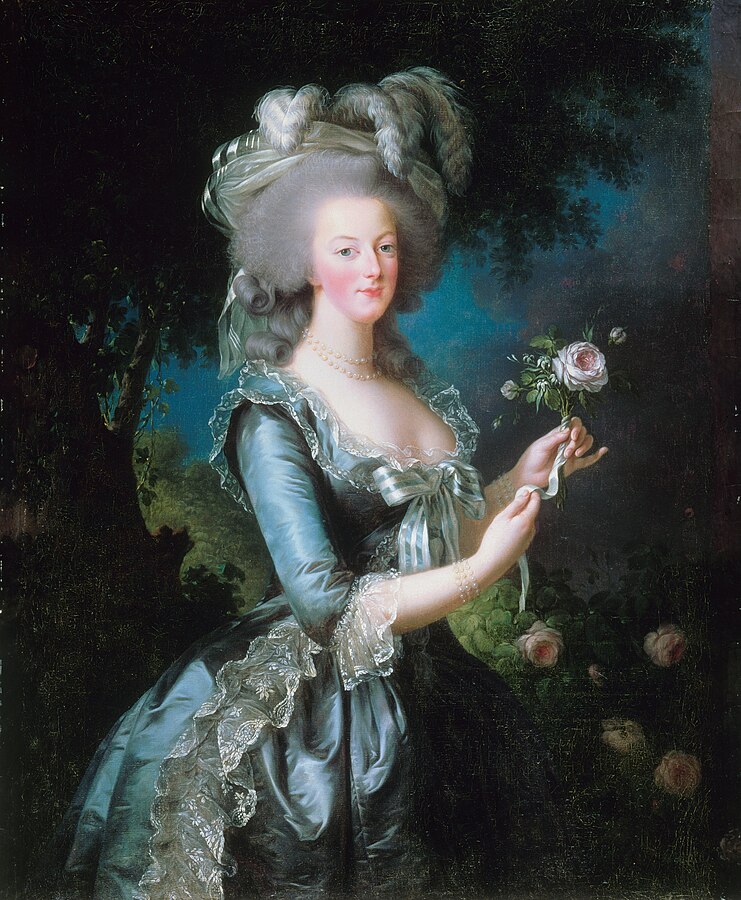 Élisabeth Vigee Lebrun, portrait de Marie-Antoinette dit « à la rose ».